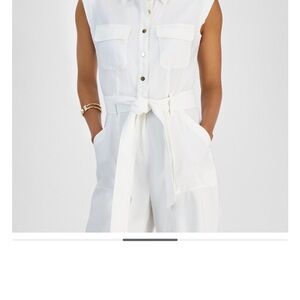 Stylish White Jumpsuit